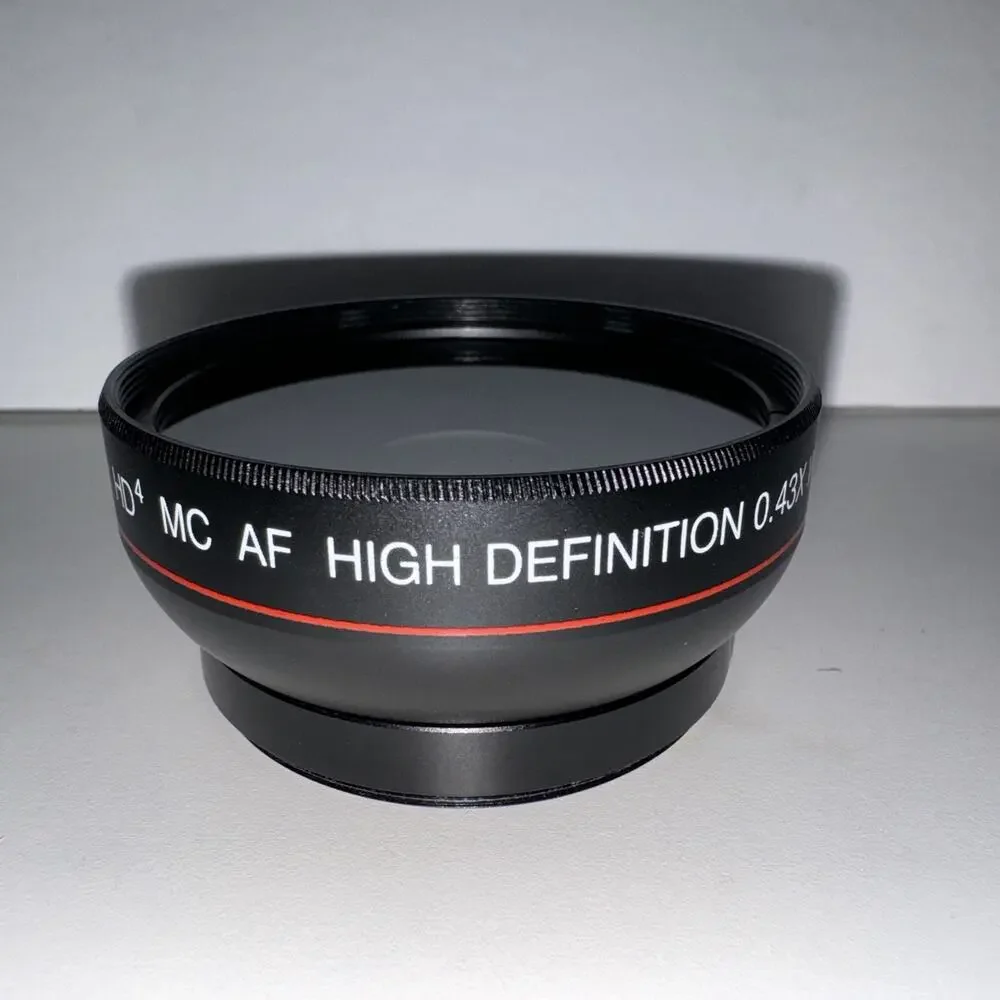 Vivitar • HD4 MC AF High Definition Converter Lenses • .43x Wide Angle Japan